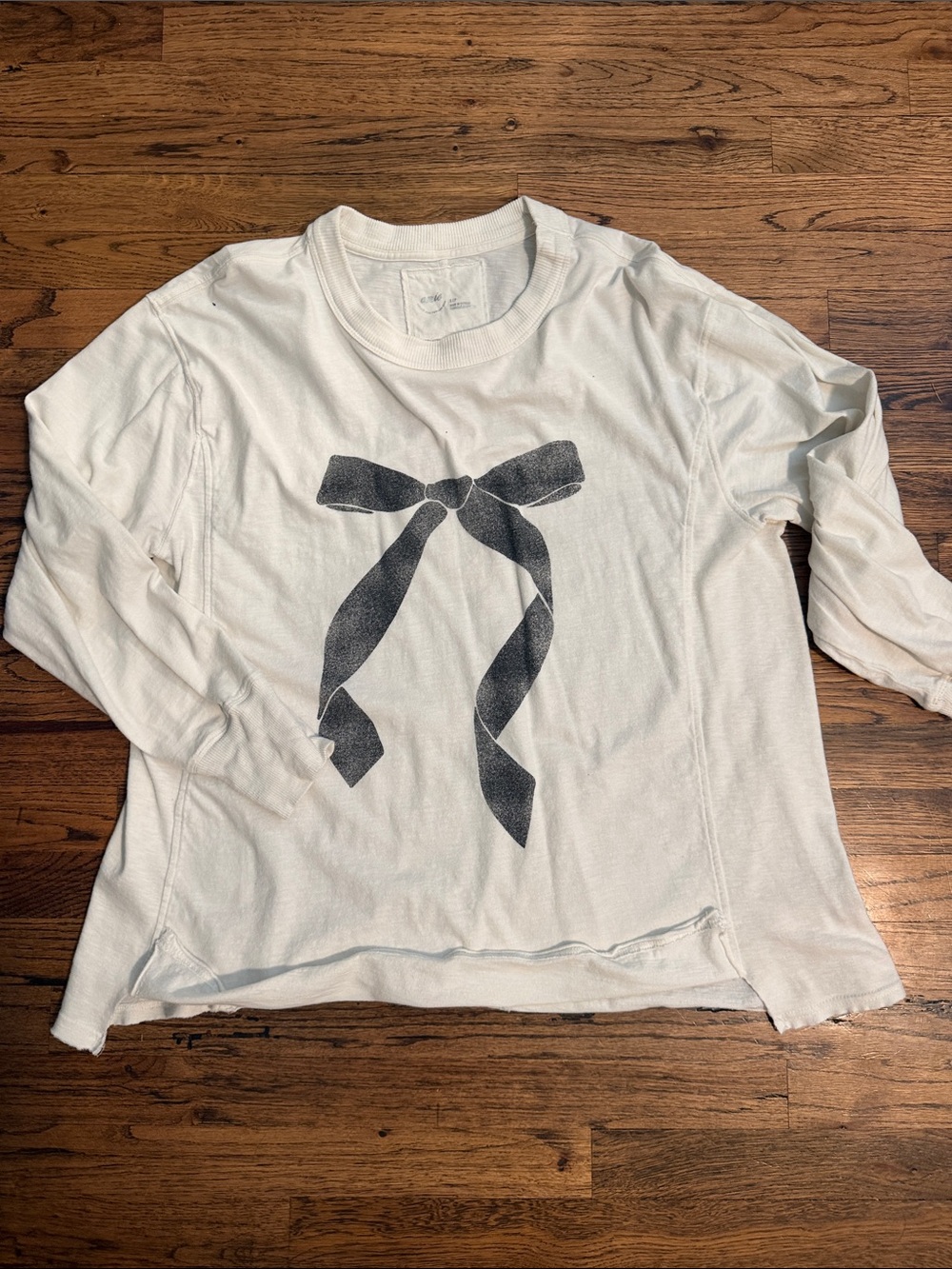 Aerie oversized bow shirt
